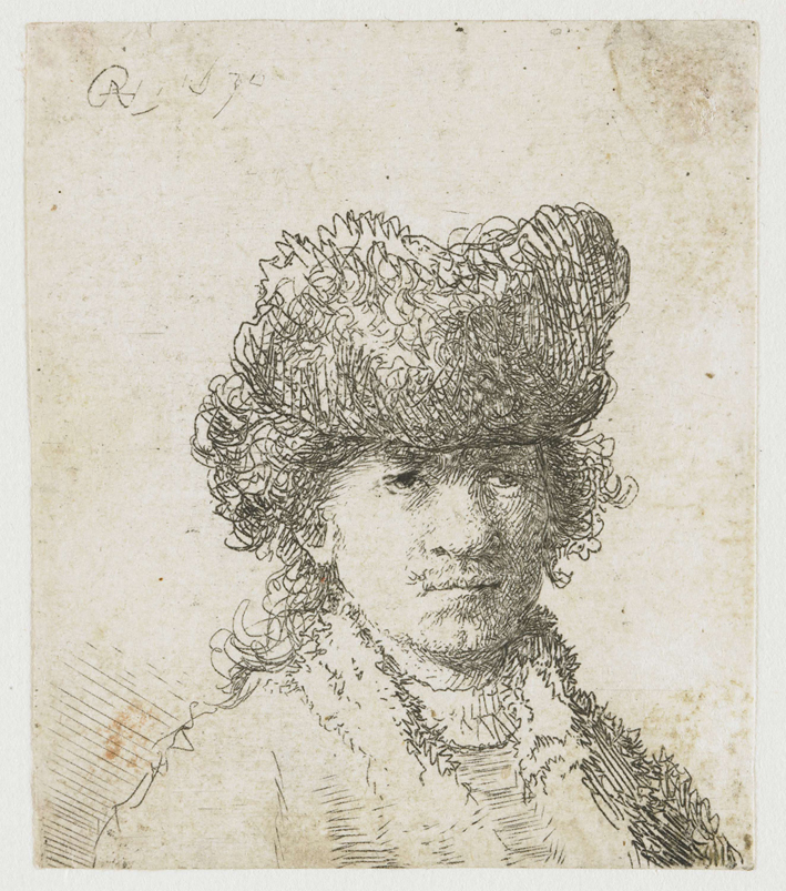  伦勃朗·梵·莱茵 Rembrandt van Rijn——自画像8